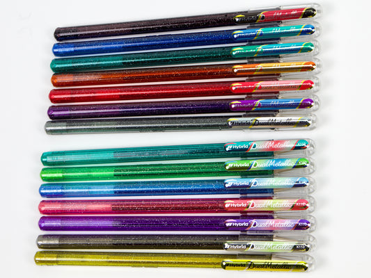 Pentel Hybrid Dual 7 Color Set