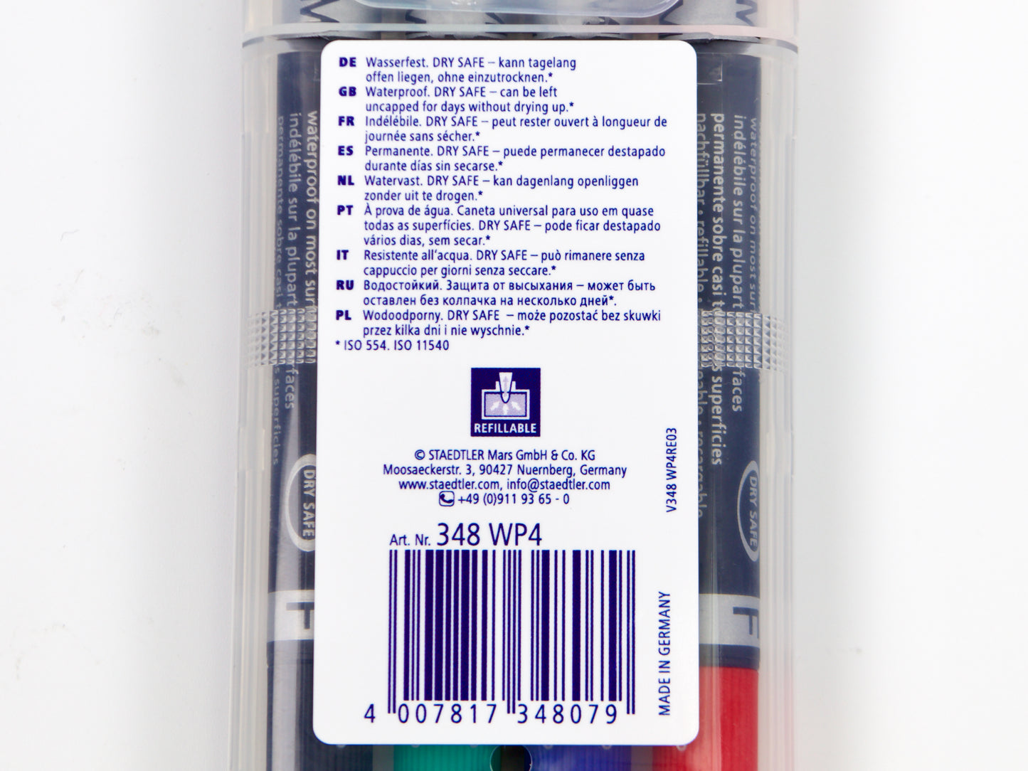 Juego de marcadores permanentes Staedtler LumoColor