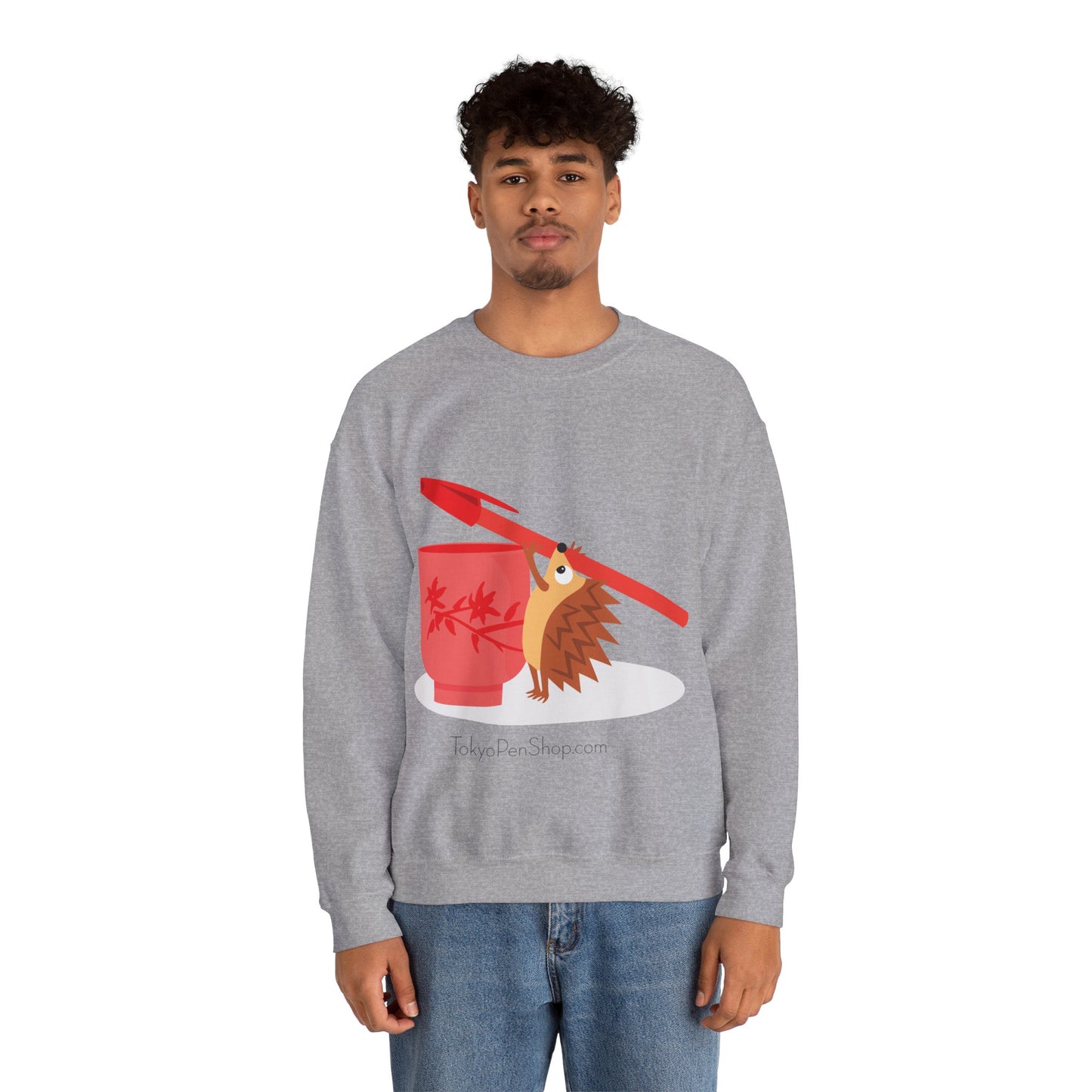 Sudadera unisex con cuello redondo de Tokyo Pen Shop