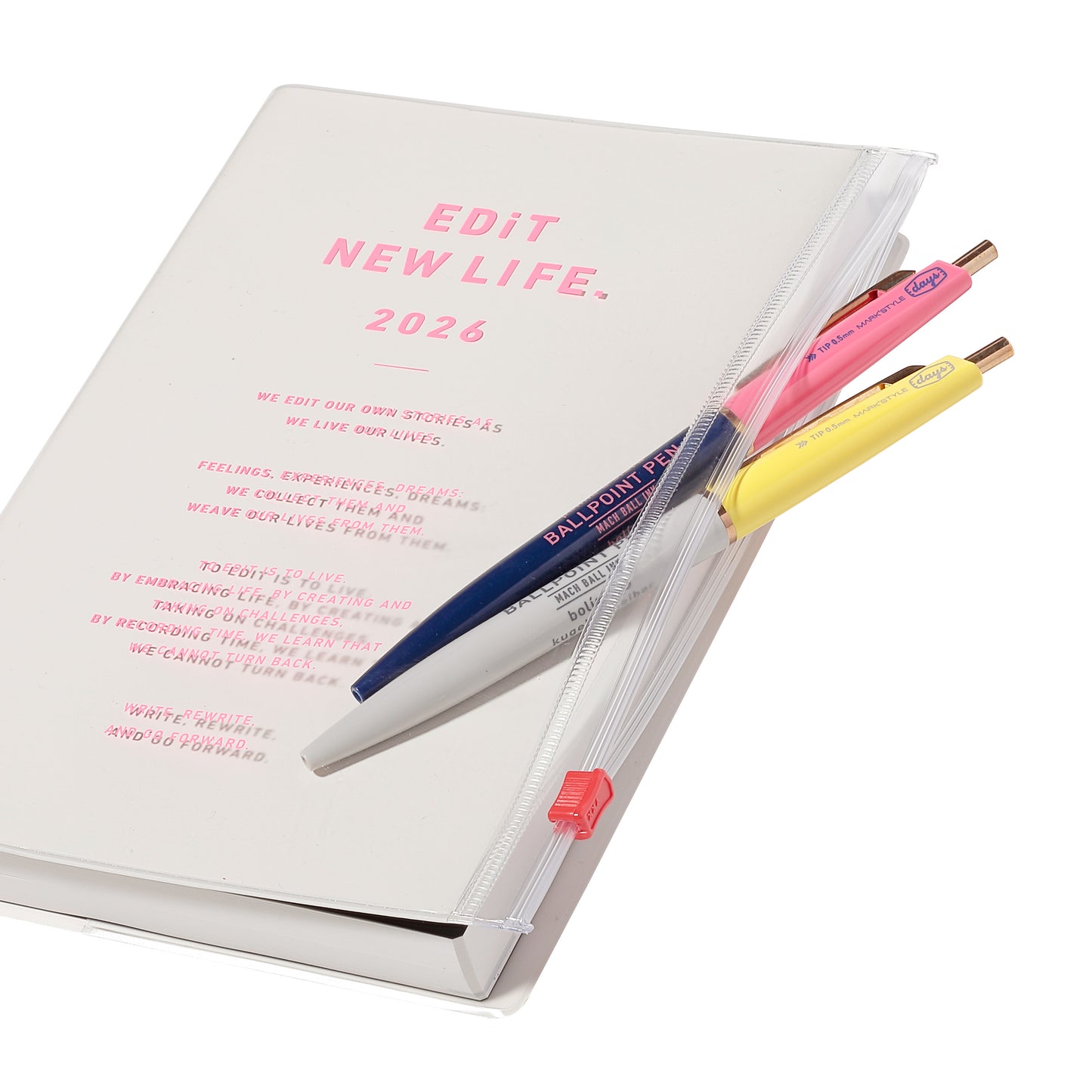 Mark's Inc. EdiT One Page Per Day Zip Pocket 2026 B6