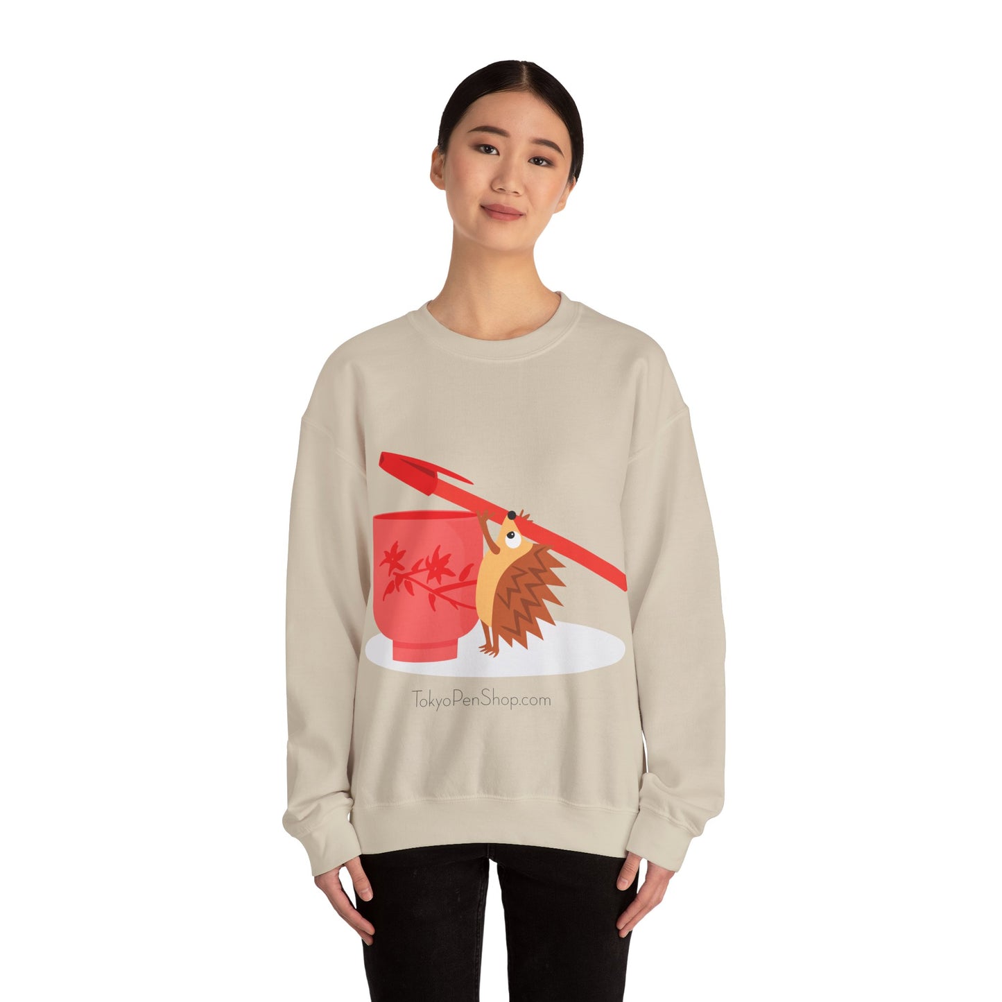 Sudadera unisex con cuello redondo de Tokyo Pen Shop