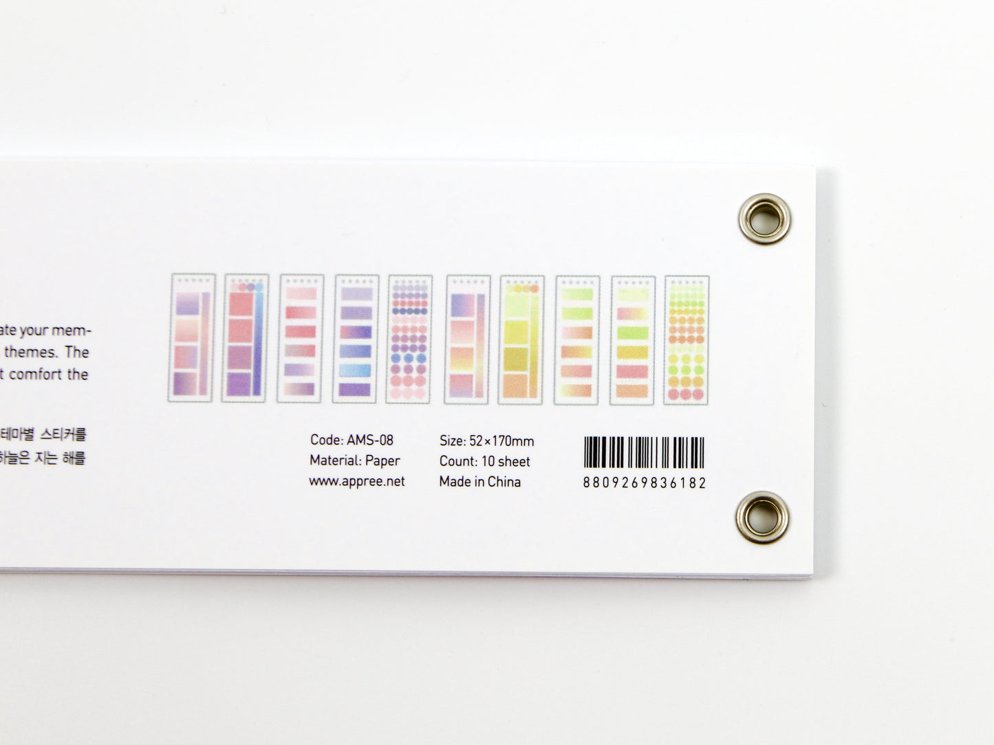 Autocollants d'humeur multiformes Appree Washi