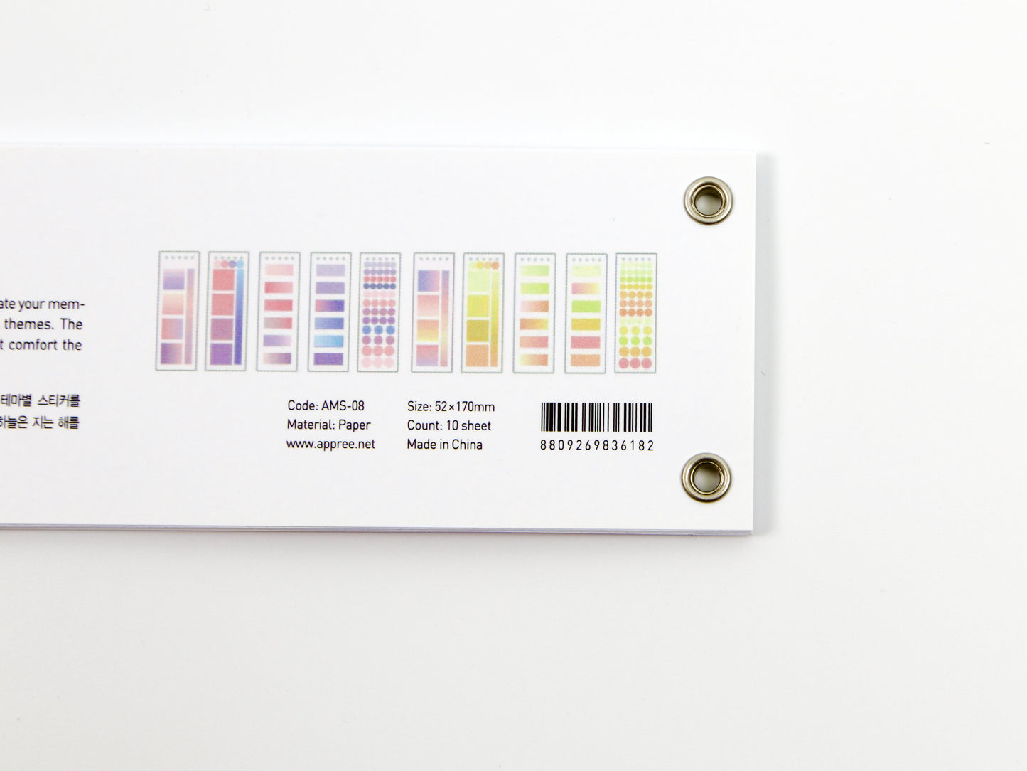 Autocollants d'humeur multiformes Appree Washi
