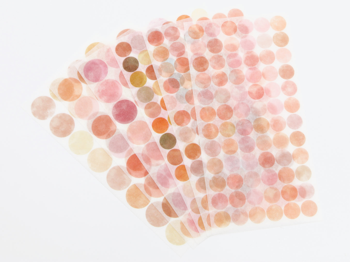 Appree Translucent Washi Dot Mood Stickers