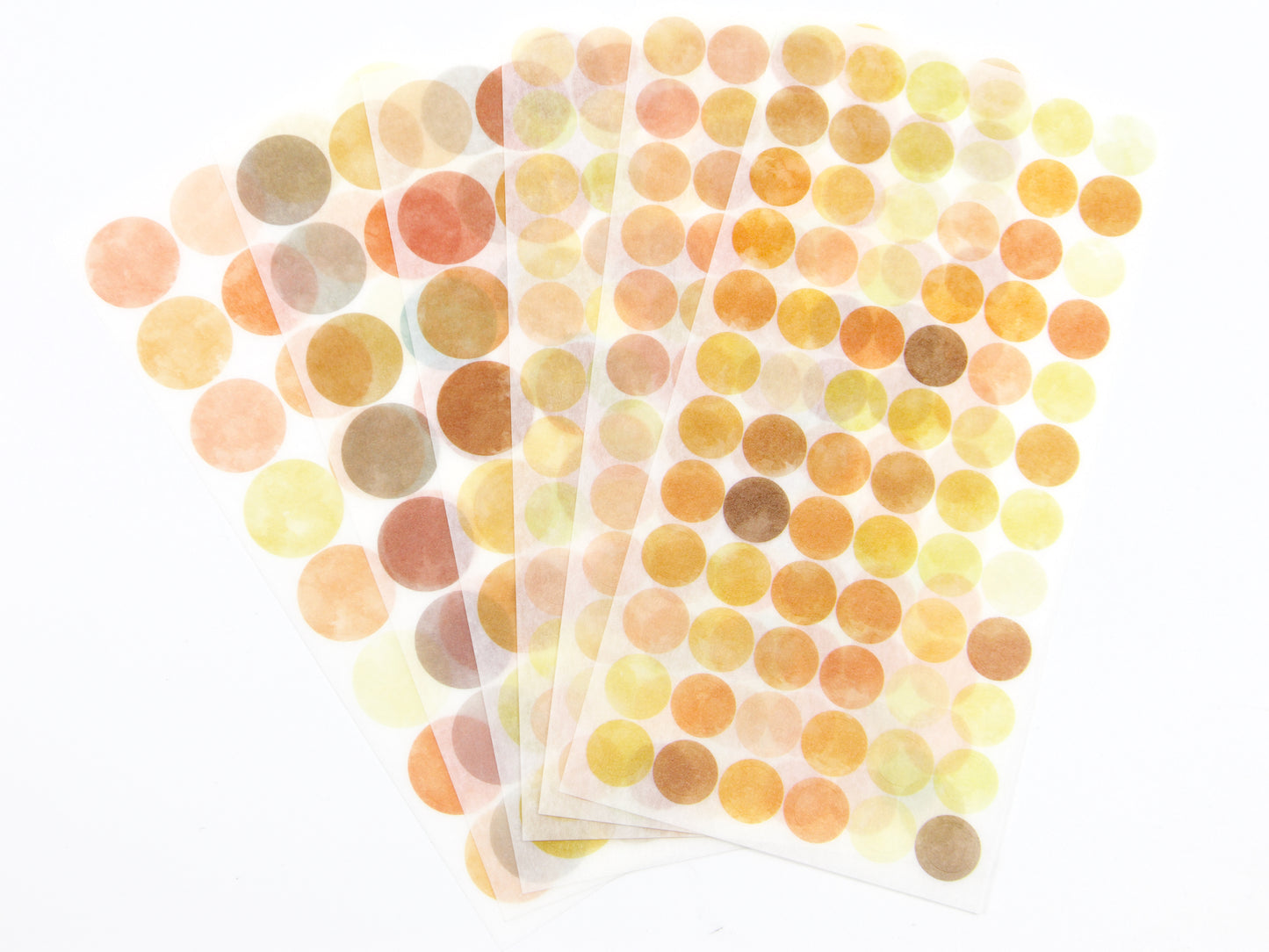 Appree Translucent Washi Dot Mood Stickers