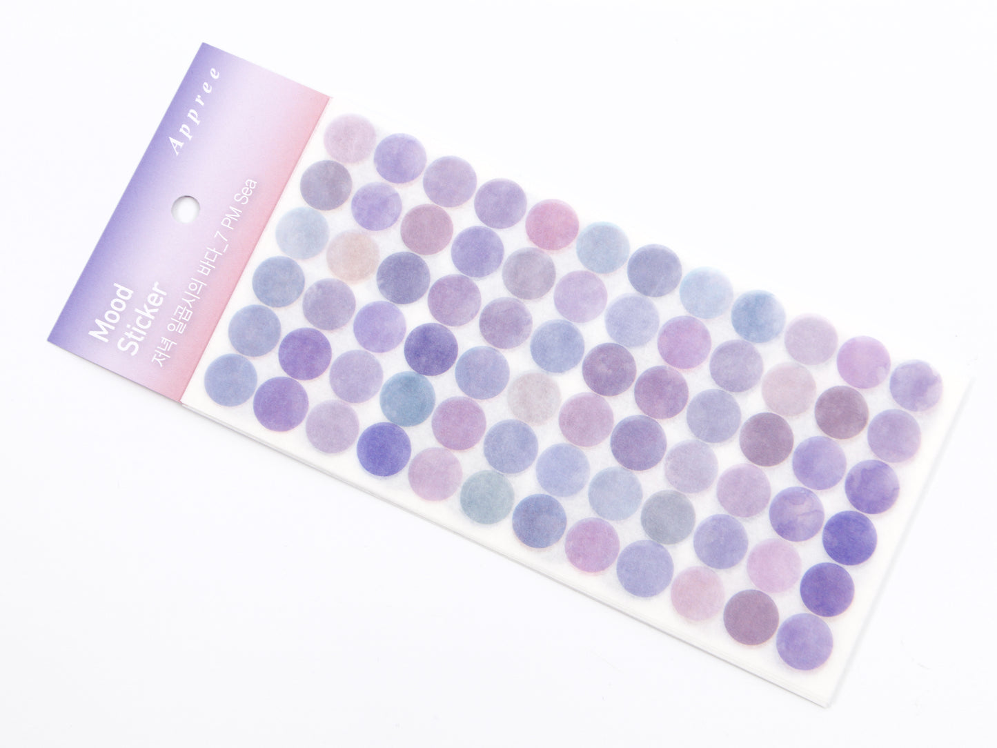 Appree Translucent Washi Dot Mood Stickers