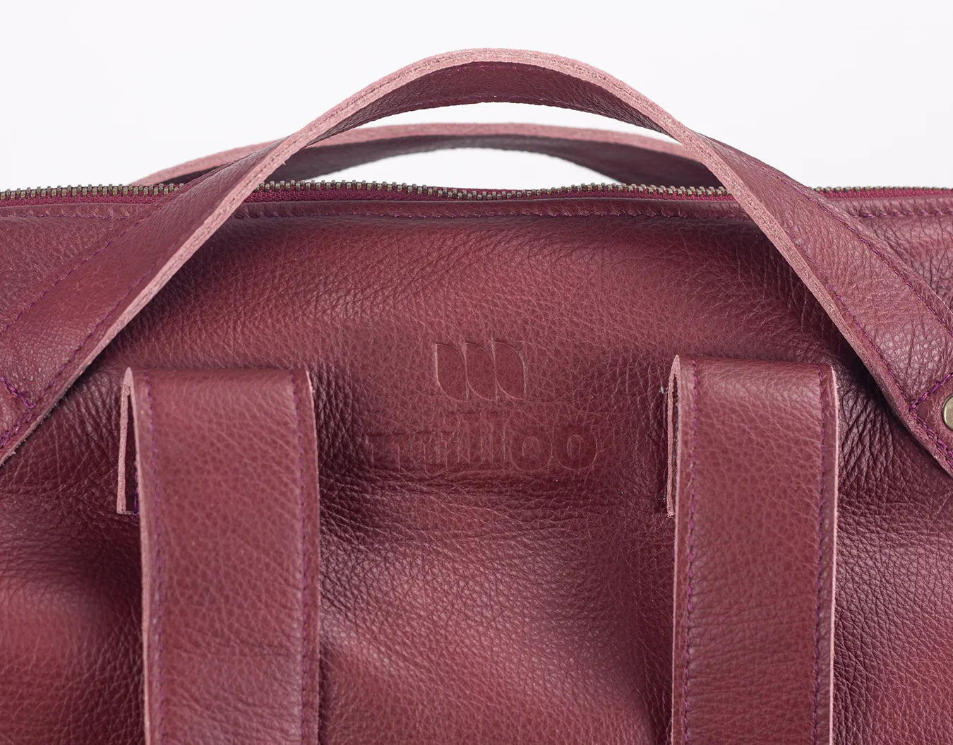 Mochila tejida a mano Milloo Minos negra 