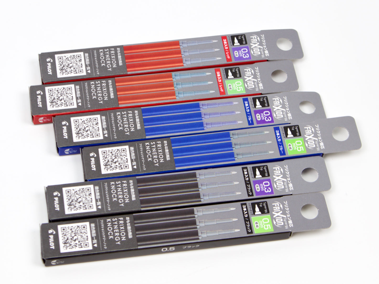 Lot de 3 recharges Frixion Synergy Knock (LFRF)