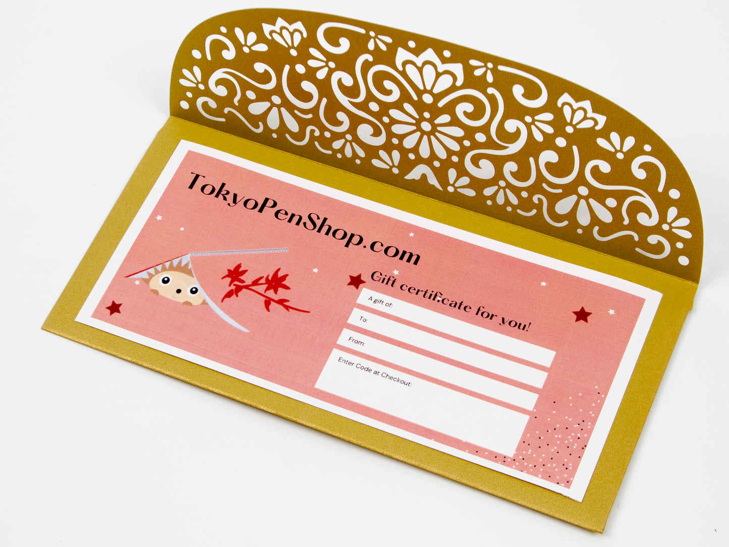 Chèque cadeau papier
