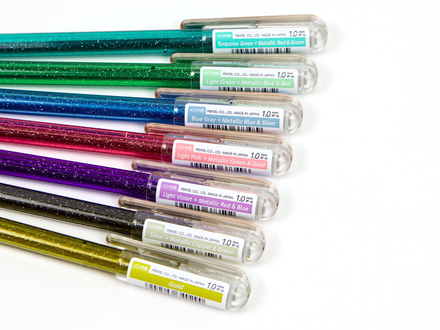 Pentel Hybrid Dual 7 Color Set