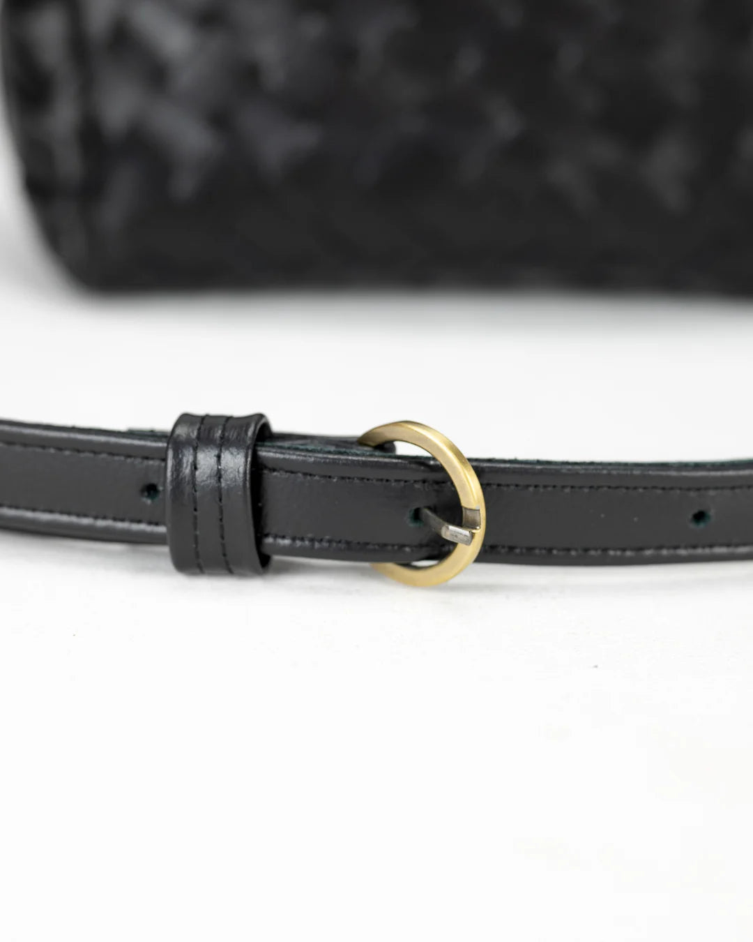 milloo Calliope Crossbody Handwoven Black