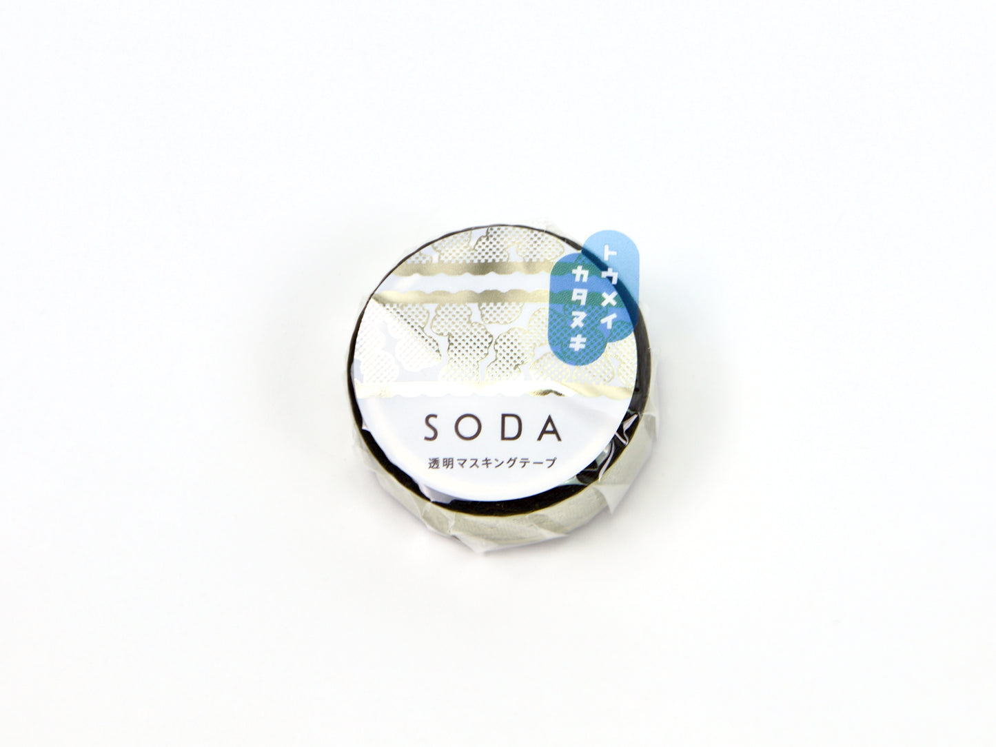 Cinta adhesiva transparente Hitotoki SODA Sparkle de 15 mm