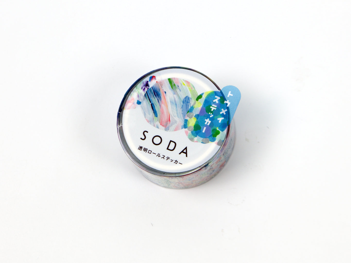 Cinta adhesiva transparente Hitotoki SODA de 10 mm