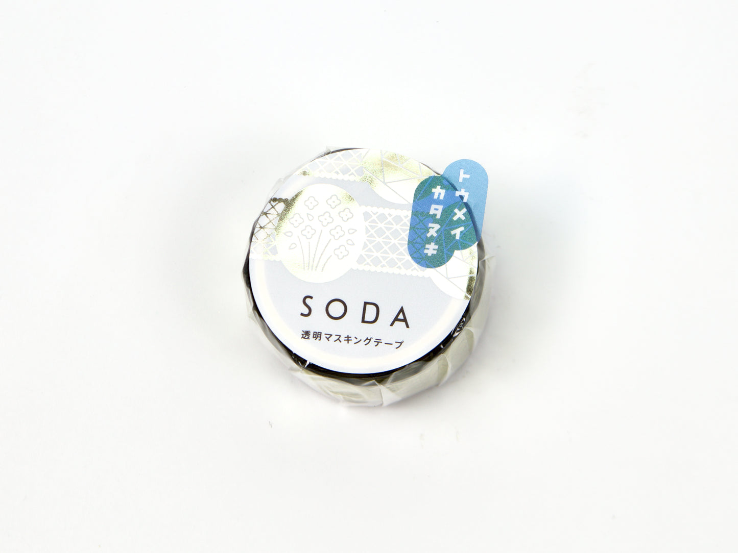 Cinta adhesiva transparente Hitotoki SODA de 10 mm