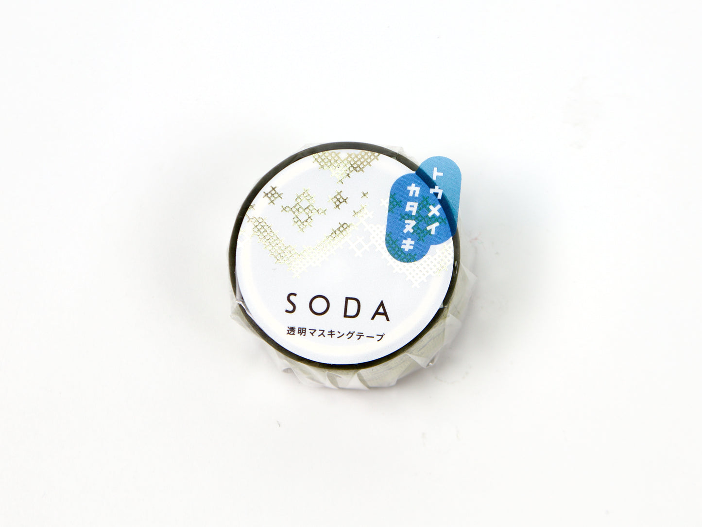 Cinta adhesiva transparente Hitotoki SODA de 10 mm