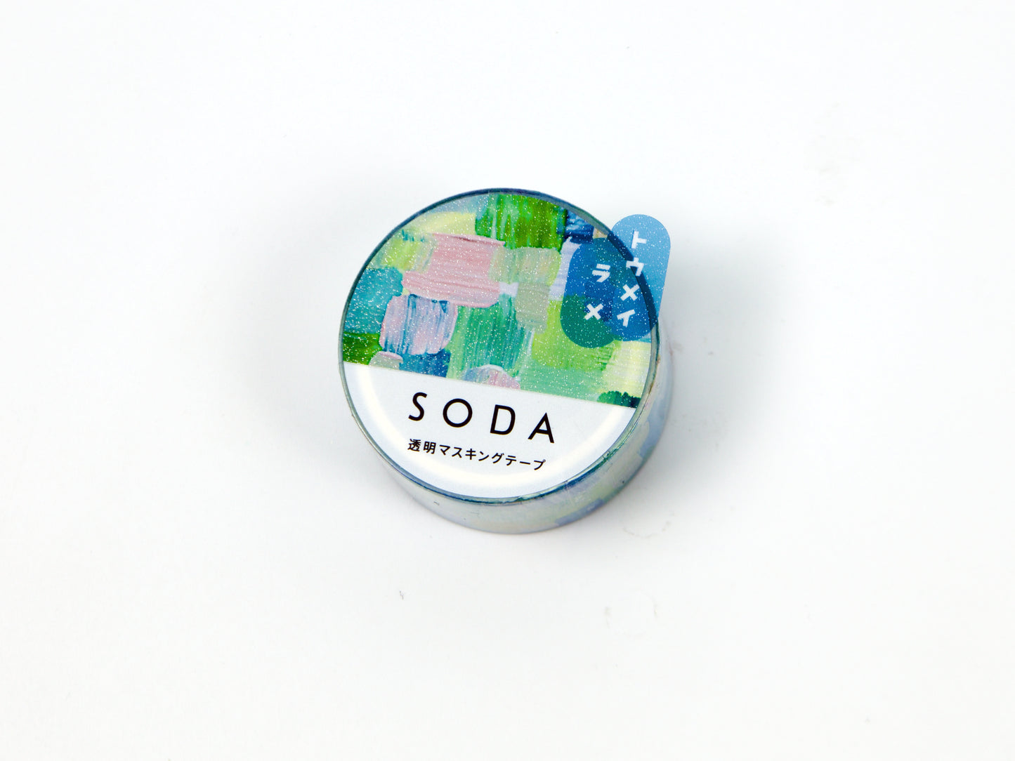 Cinta adhesiva transparente Hitotoki SODA de 10 mm