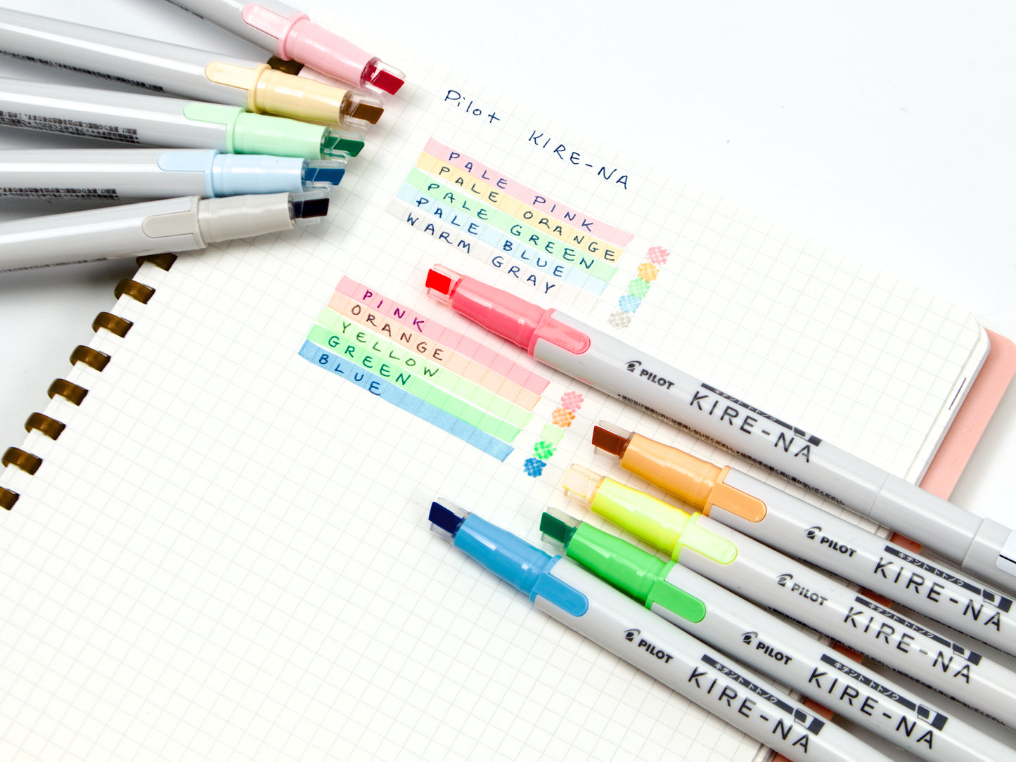 Pilot Kire-Na Highlighter 5 Color Set