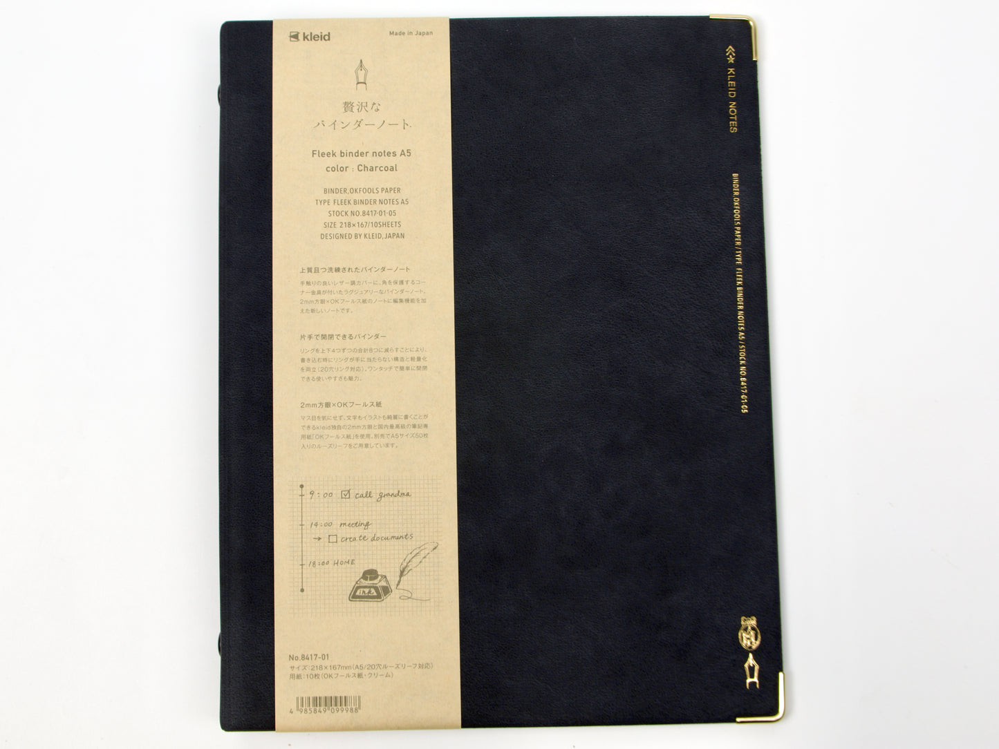 Carpeta de hojas sueltas Kleid Fleek A5