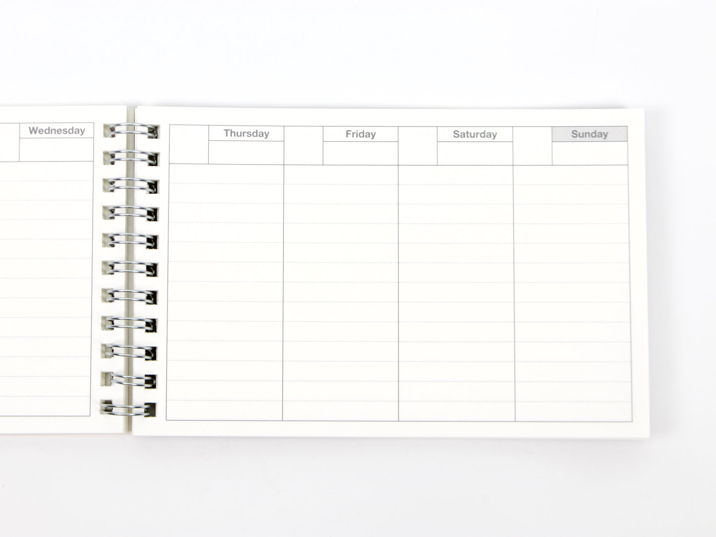 Mark's Inc. Weekly Schedule
