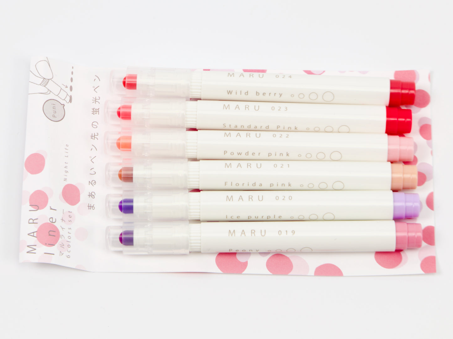 Lot de 6 crayons à papier Kobaru Maru Liner