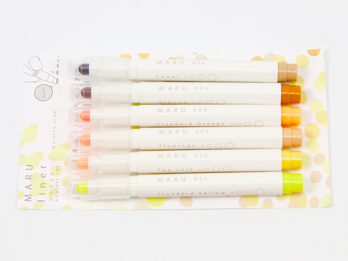 Lot de 6 crayons à papier Kobaru Maru Liner