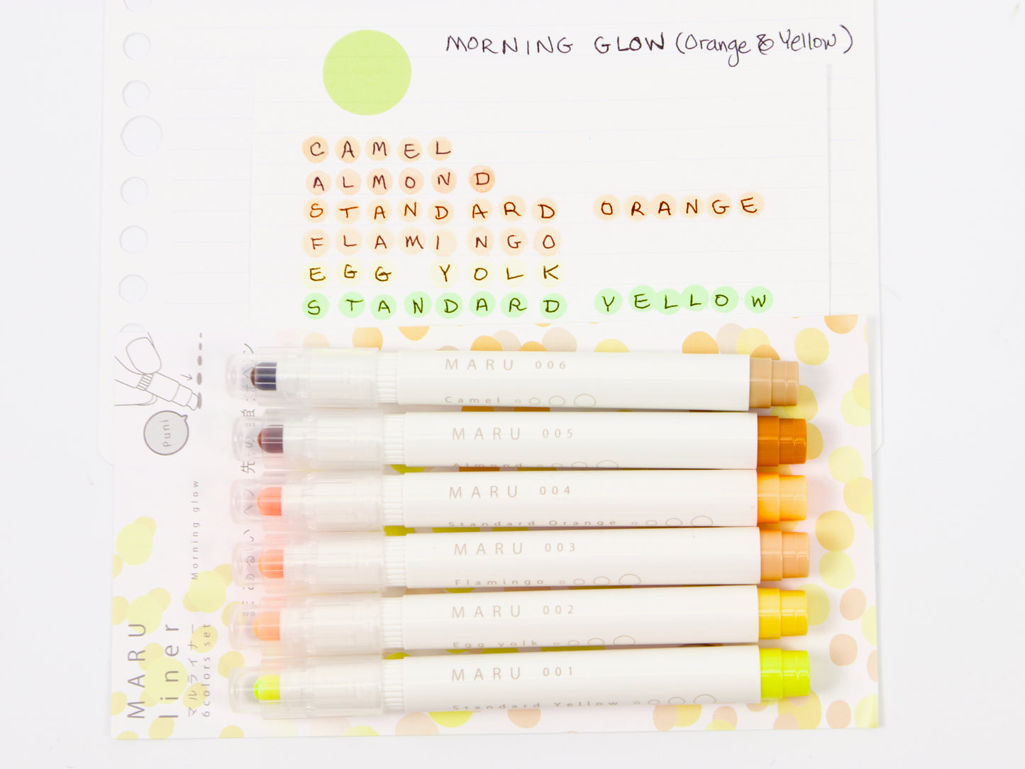 Lot de 6 crayons à papier Kobaru Maru Liner