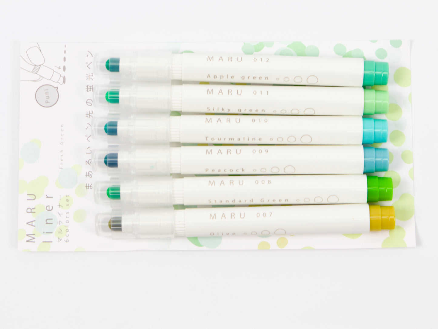 Lot de 6 crayons à papier Kobaru Maru Liner
