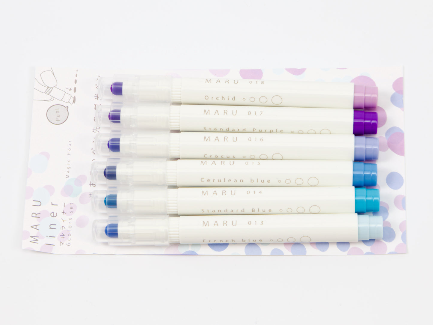 Lot de 6 crayons à papier Kobaru Maru Liner