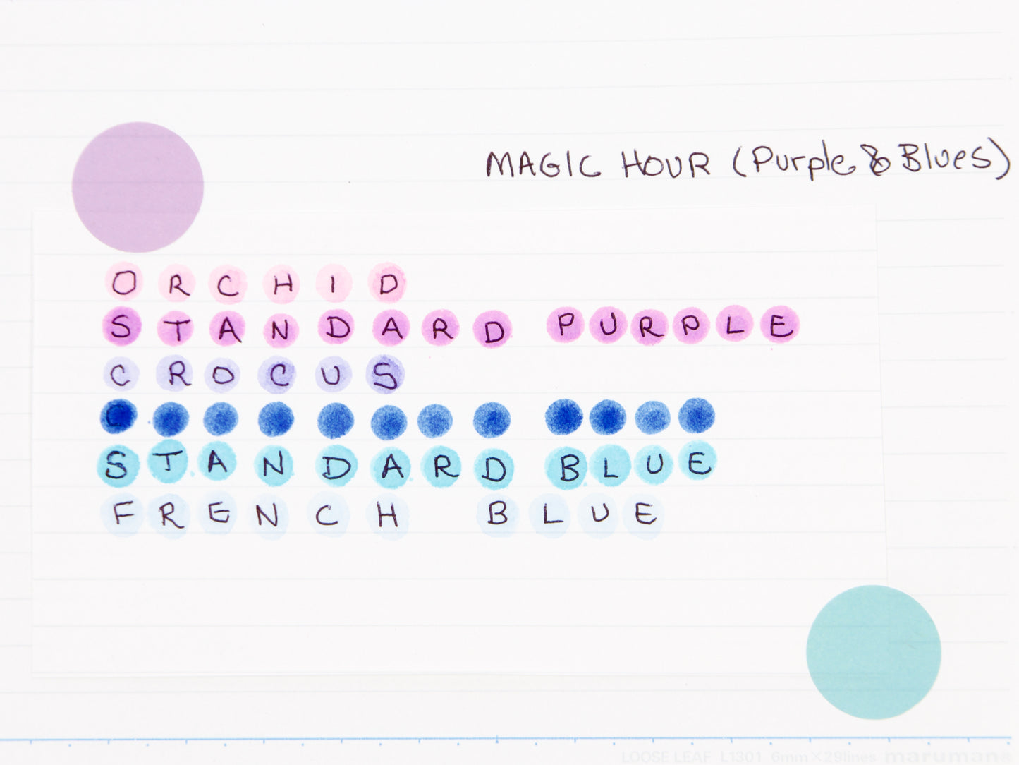 Lot de 6 crayons à papier Kobaru Maru Liner