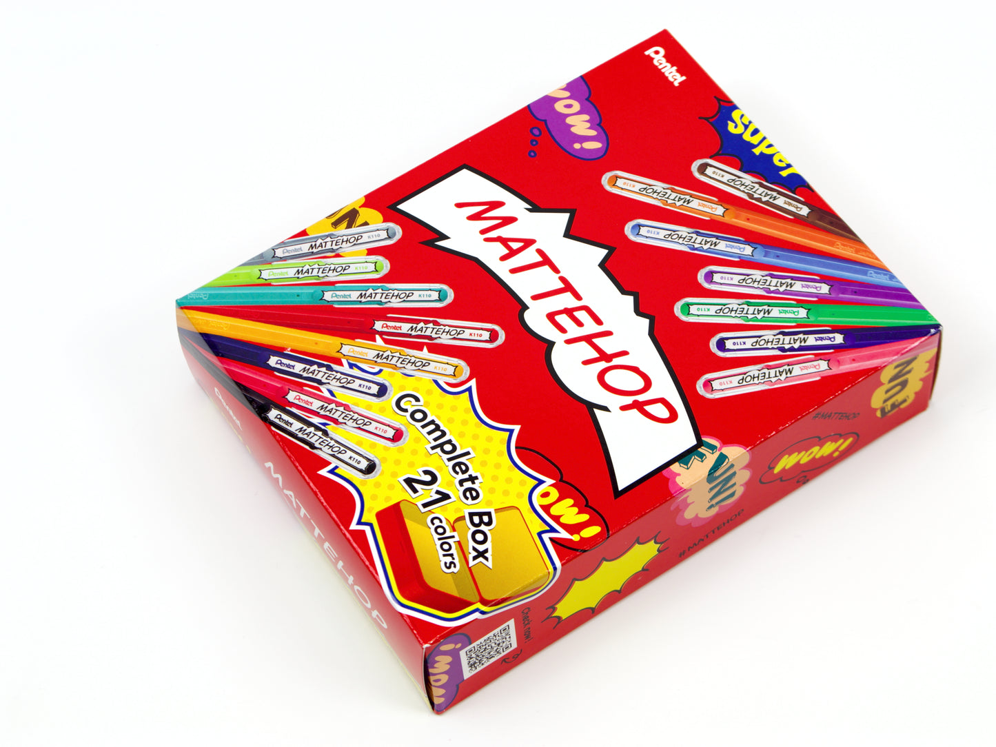 Pentel Mattehop 21 Color Set