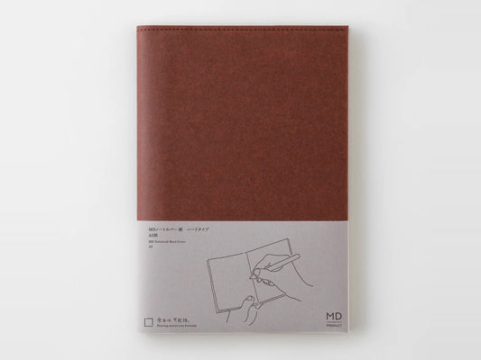 Midori MD Paper A5 Notebook Hard Cover (Dark Brown)
