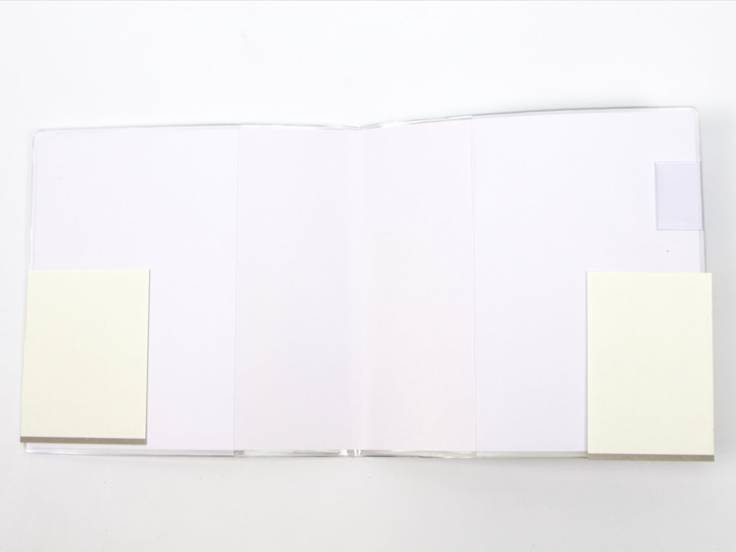 Cuaderno cuadrado A5 Midori MD Paper con tapa transparente