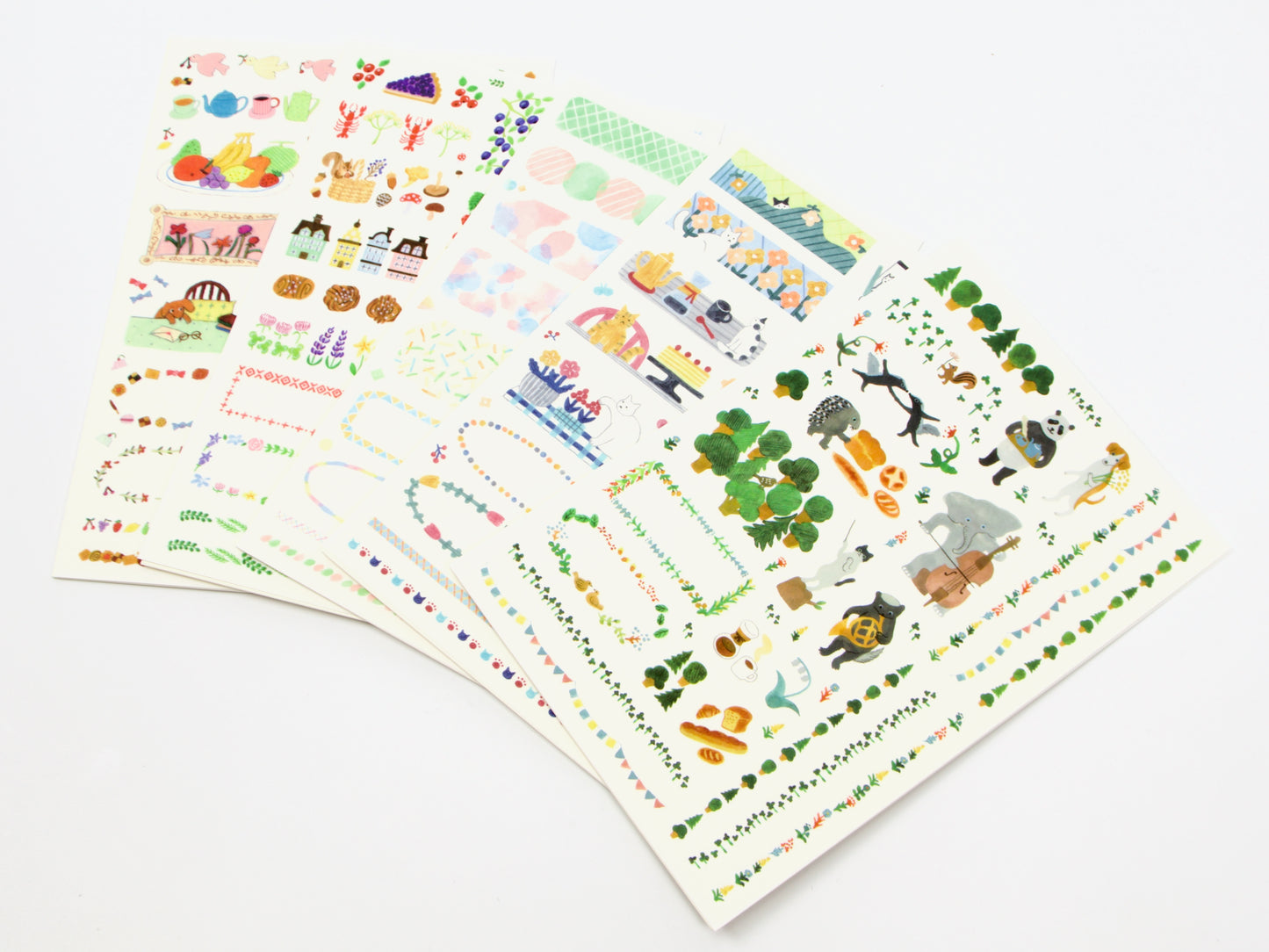Pegatinas para escribir de Midori Yuru Log