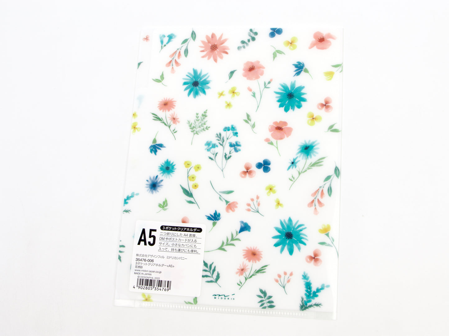 Carpeta transparente Midori A5 (volumen 2)