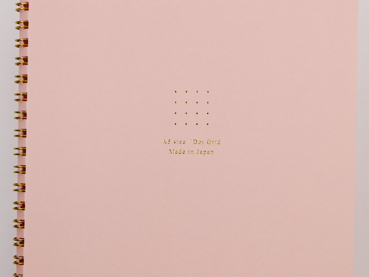 Midori Dot Grid Colored Paper Ring A5
