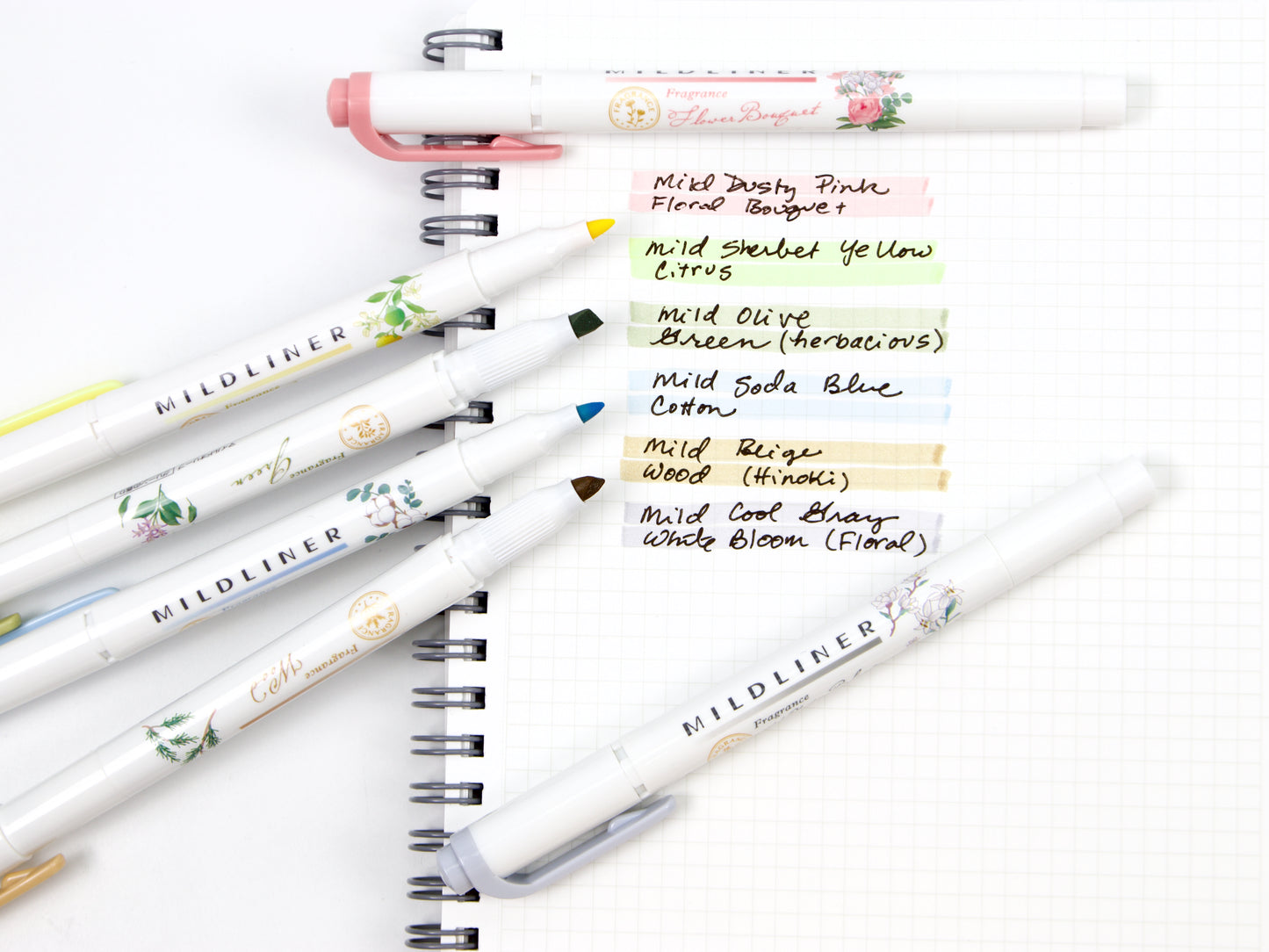 Zebra MildLiner Fragrance 6 Color Set LTD