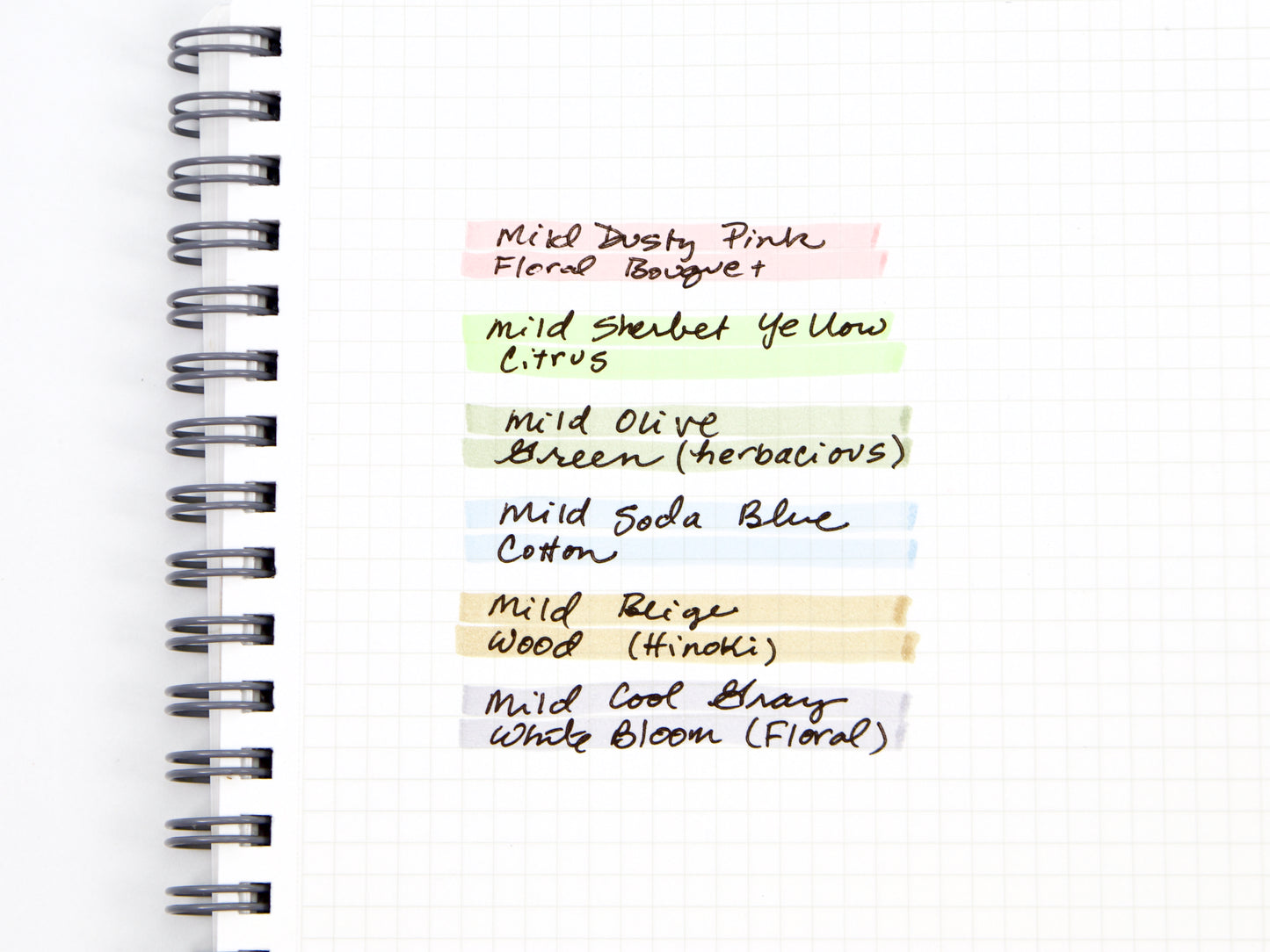 Zebra MildLiner Fragrance 6 Color Set LTD