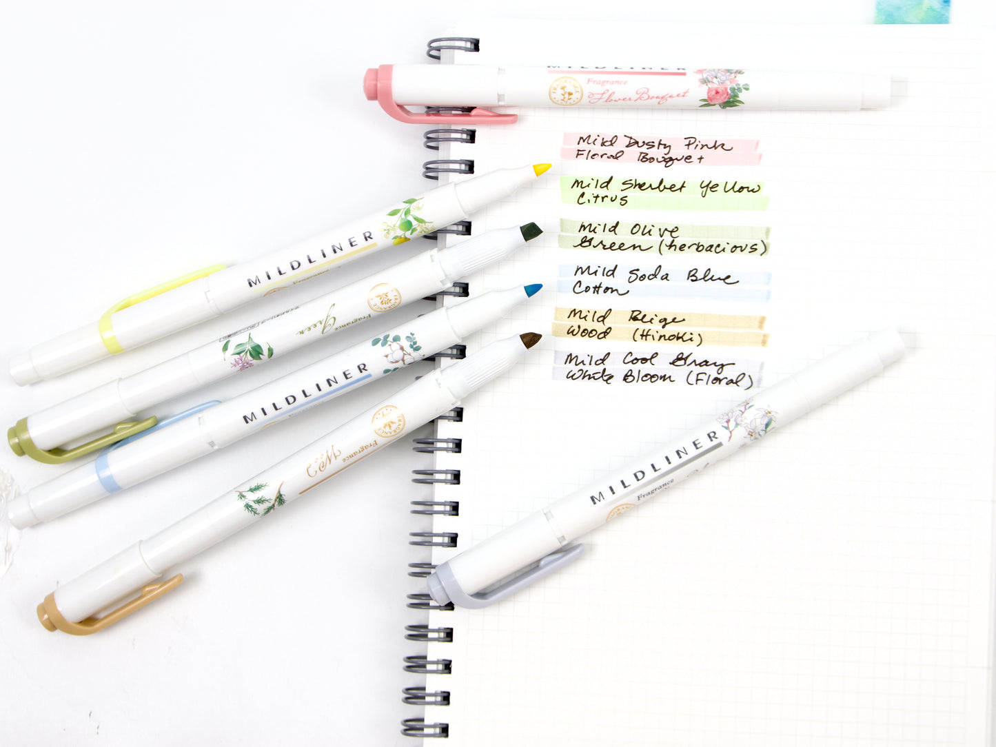 Zebra MildLiner Fragrance 6 Color Set LTD