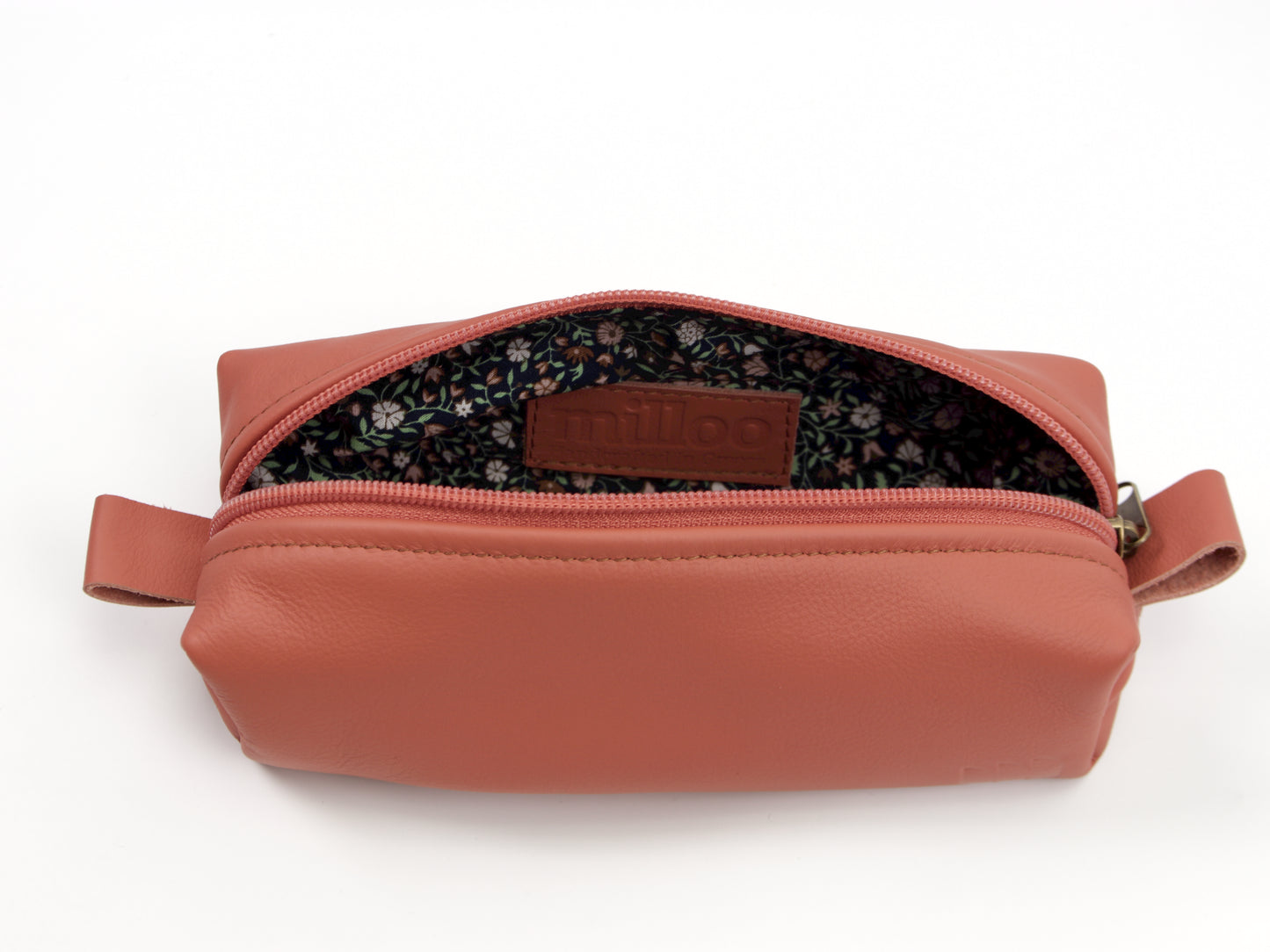 Trousse à stylos Milloo Rec Marron chocolat