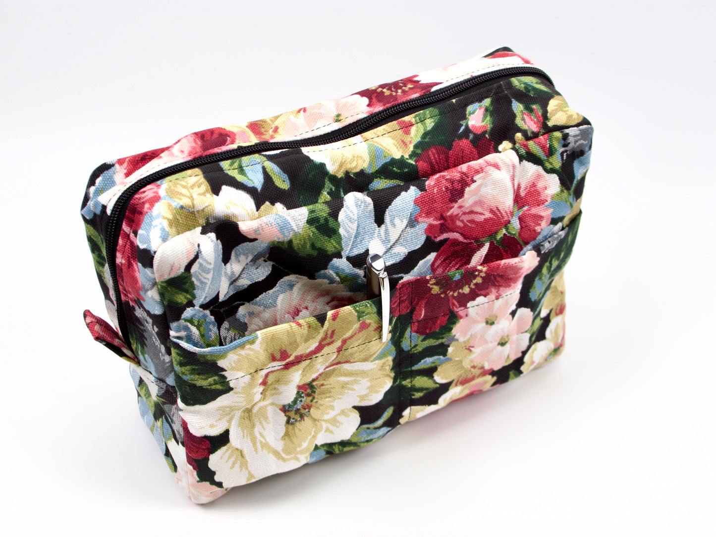 Ydra Organizer Black Floral Canvas