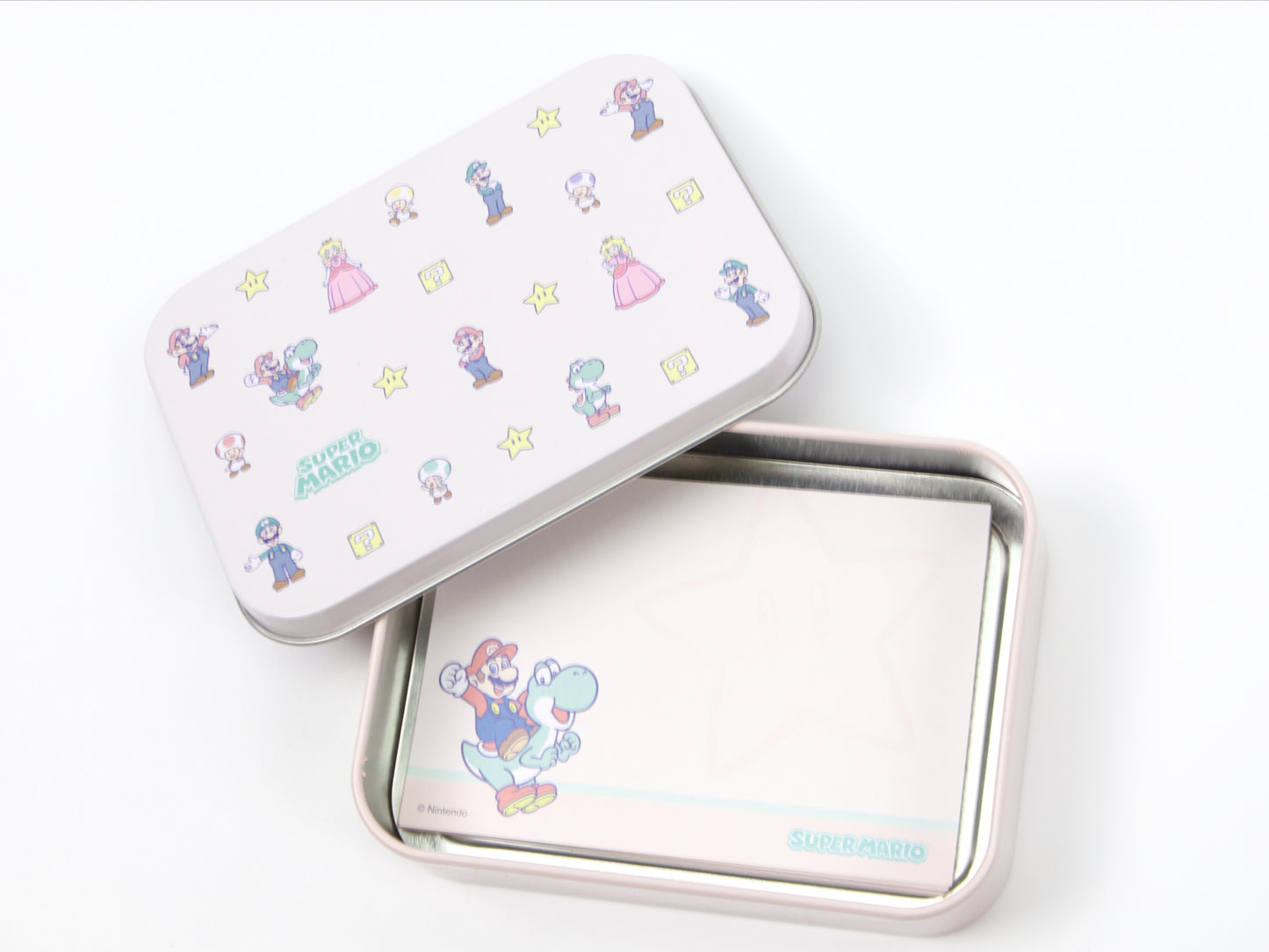 Super Mario Tin with Memo Paper