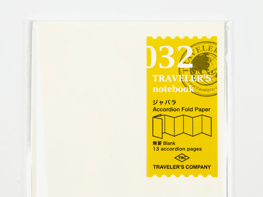 032 Accordion Fold Paper