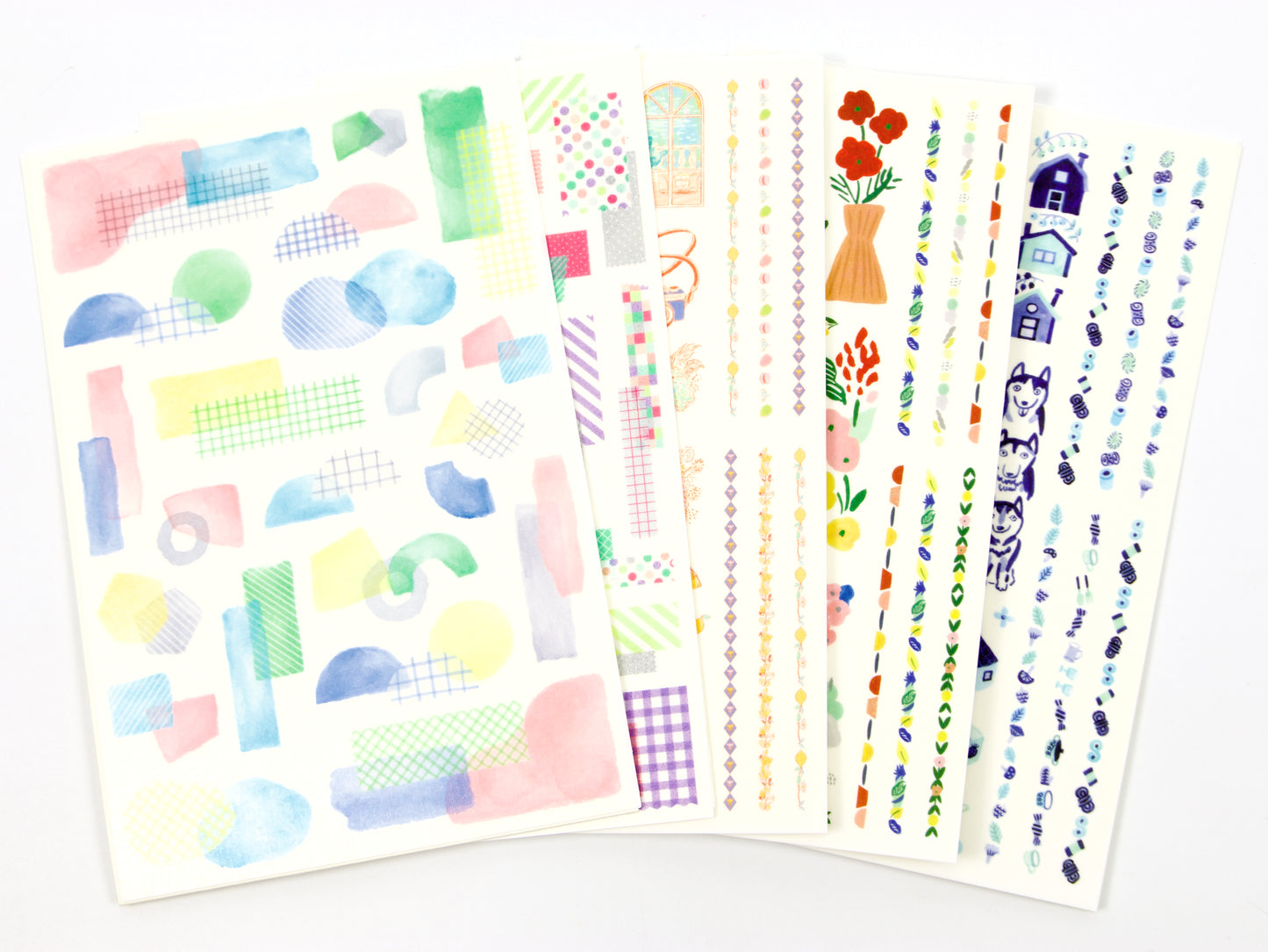 Pegatinas para escribir de Midori Yuru Log