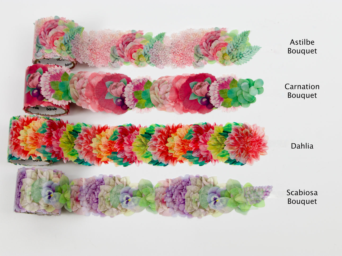 Bande Washi Roll Stickers - Large Floral