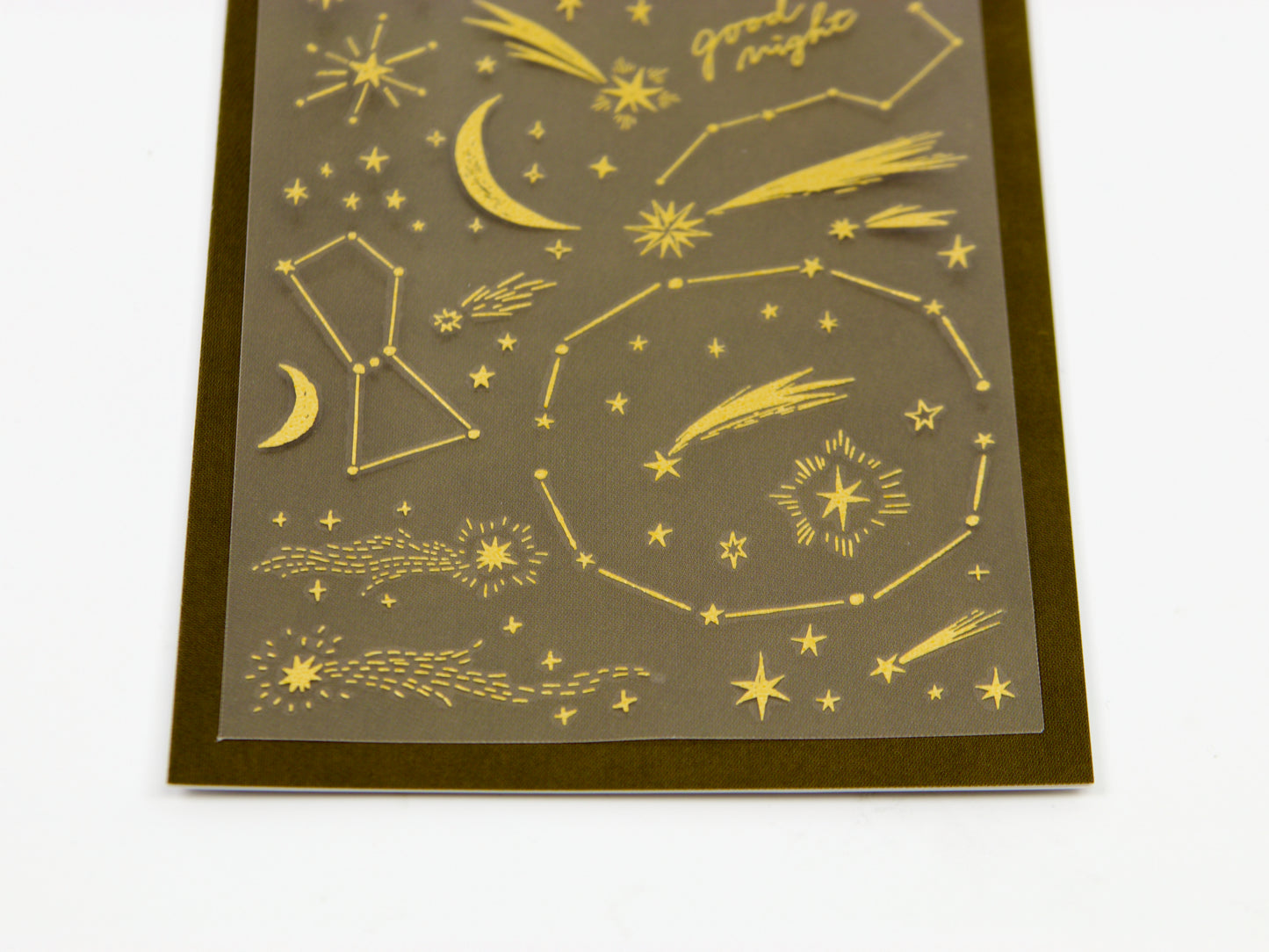 Midori Gold Foil Transfer Stickers