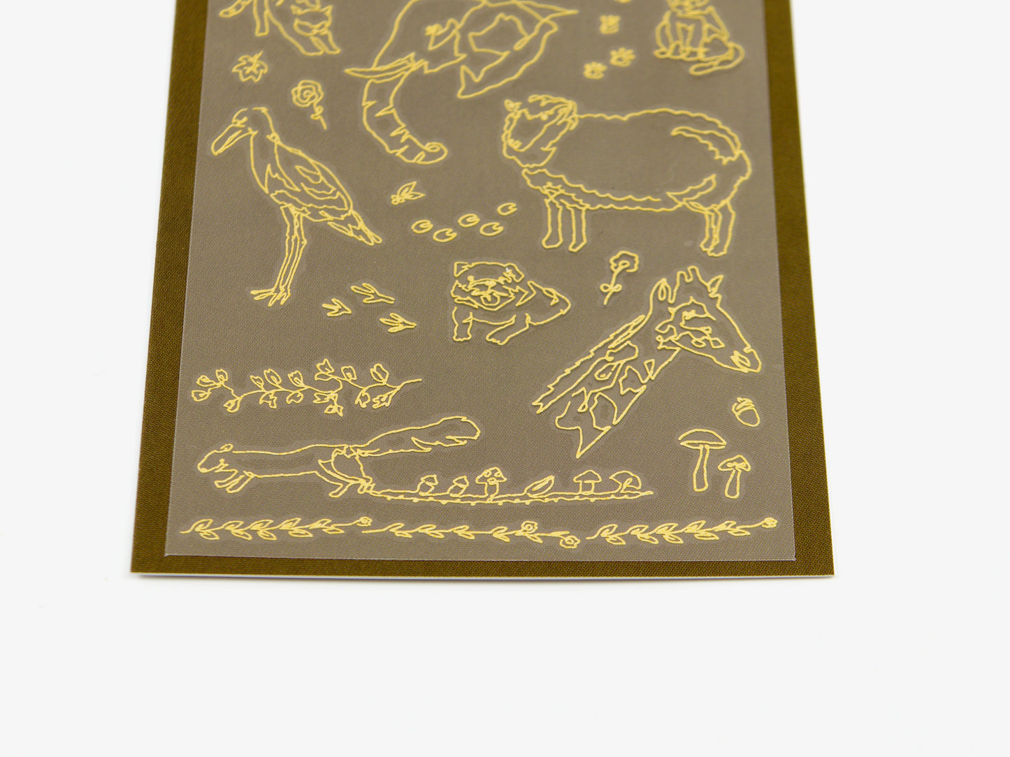 Midori Gold Foil Transfer Stickers