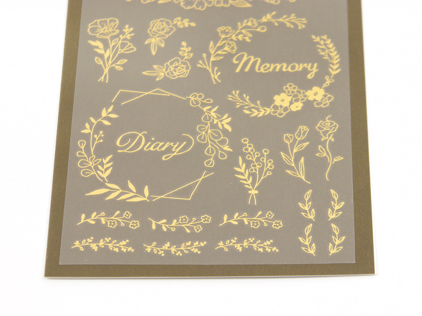 Midori Gold Foil Transfer Stickers