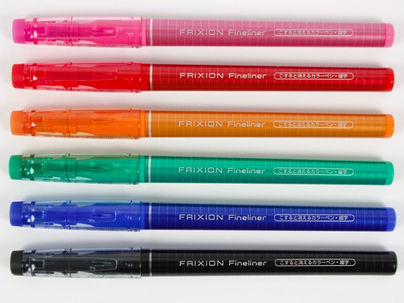 Erasable Frixion Fineliner 6 Color Set