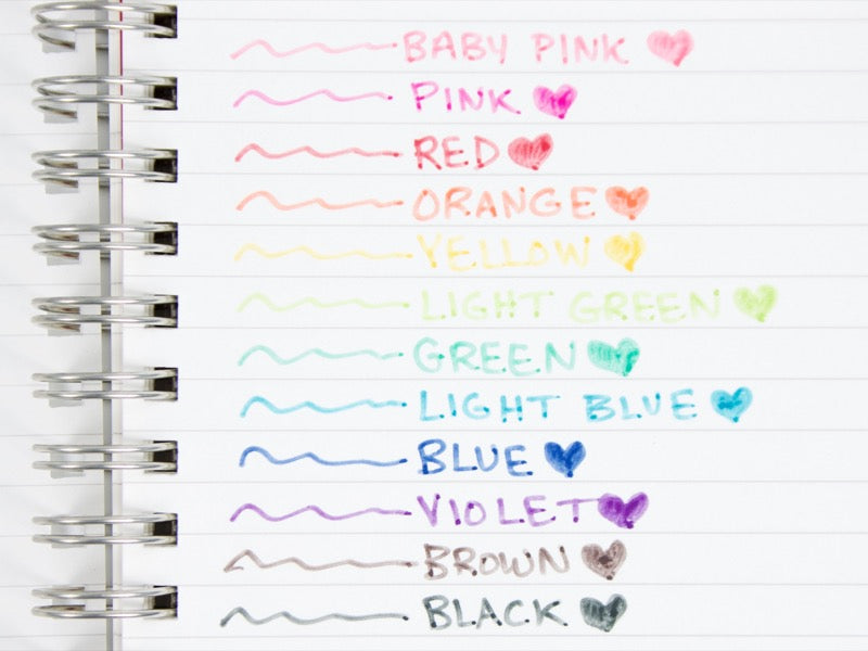 Erasable Frixion Fineliner 6 Color Set