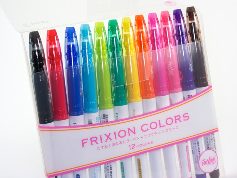 Lot de 12 feutres effaçables Frixion Colors